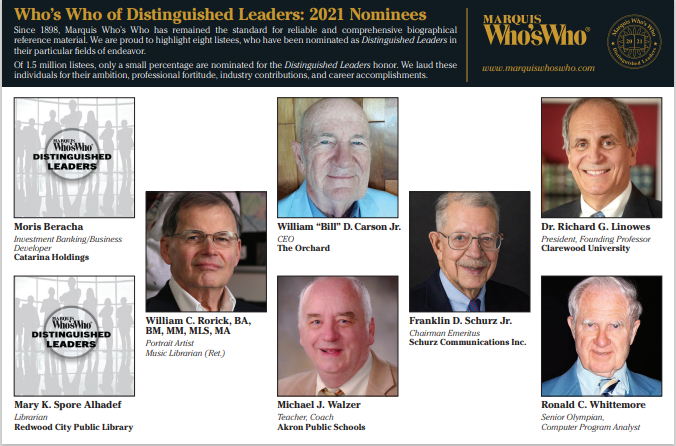 Michael Walzer Distinguished Leaders