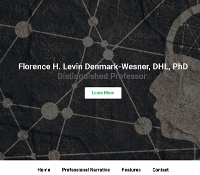 Website Florence Denmark-Wesner