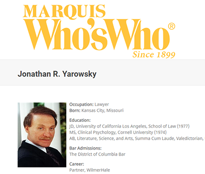 Industry Leader Jonathan Yarowsky
