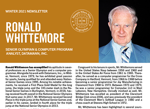 Newsletter Ronald Whittemore