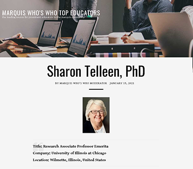 Top Educators Sharon Telleen