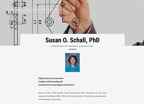 Top Professional Executives Susan Schall