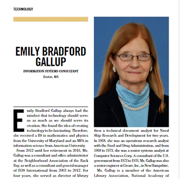 Millennium Magazine Emily Gallup