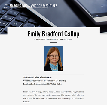 Top Executives Emily Gallup