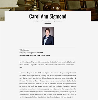 Carol Sigmond