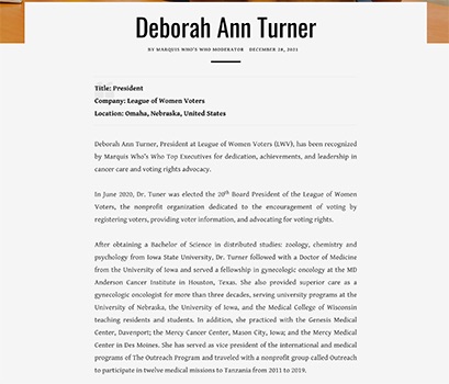 Deborah Ann Turner