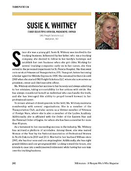 Susie K. Whitney