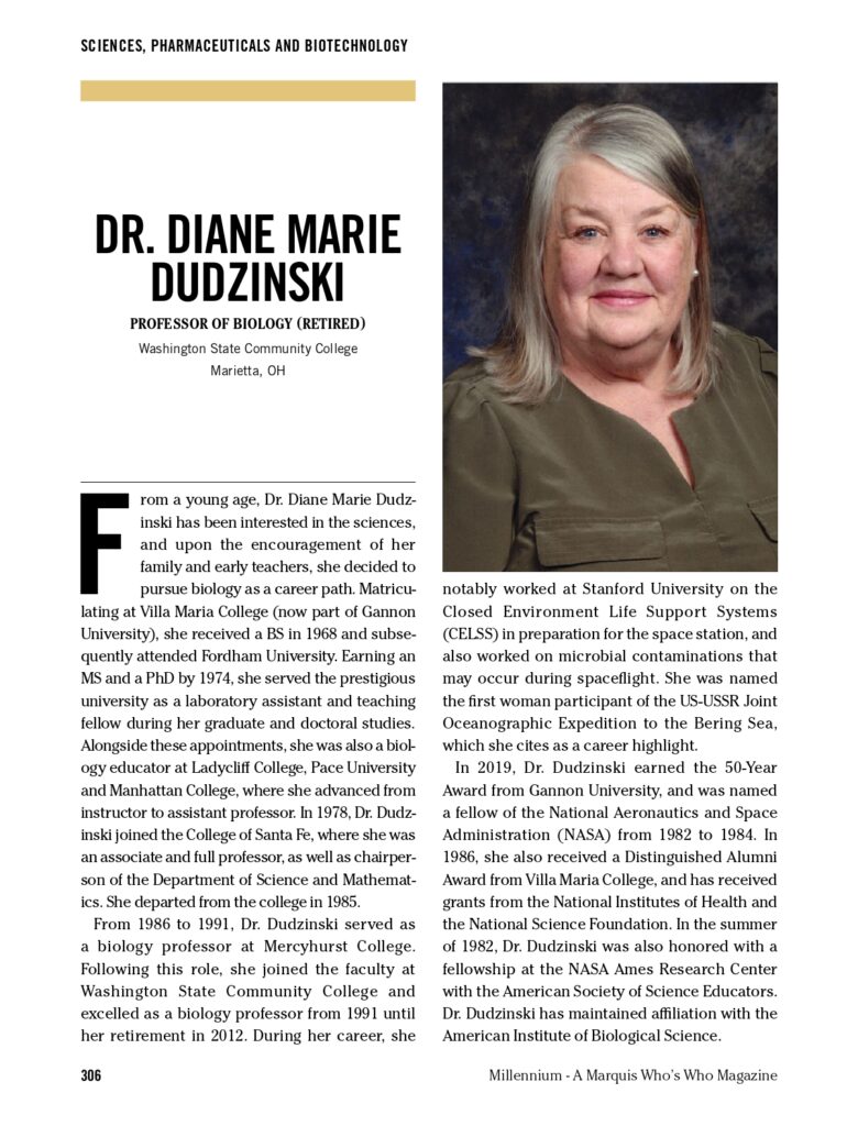 Diane Dudzinski MM 9th Ed Feature