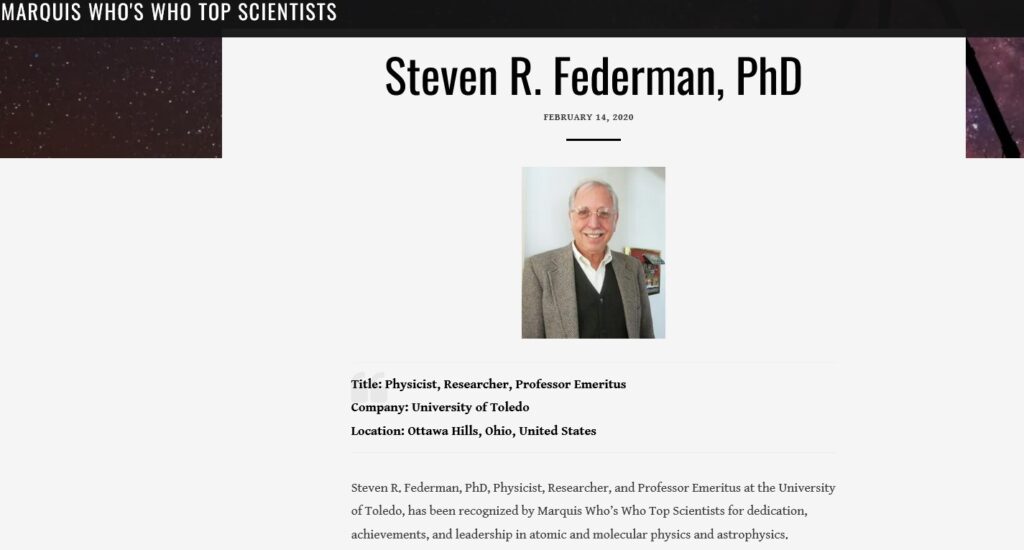 Steven Federman TP Screenshot