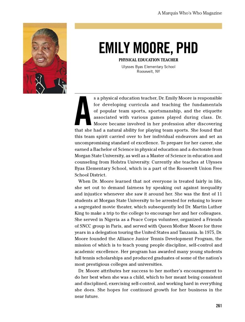 Emily Moore MM 2nd Ed Feature