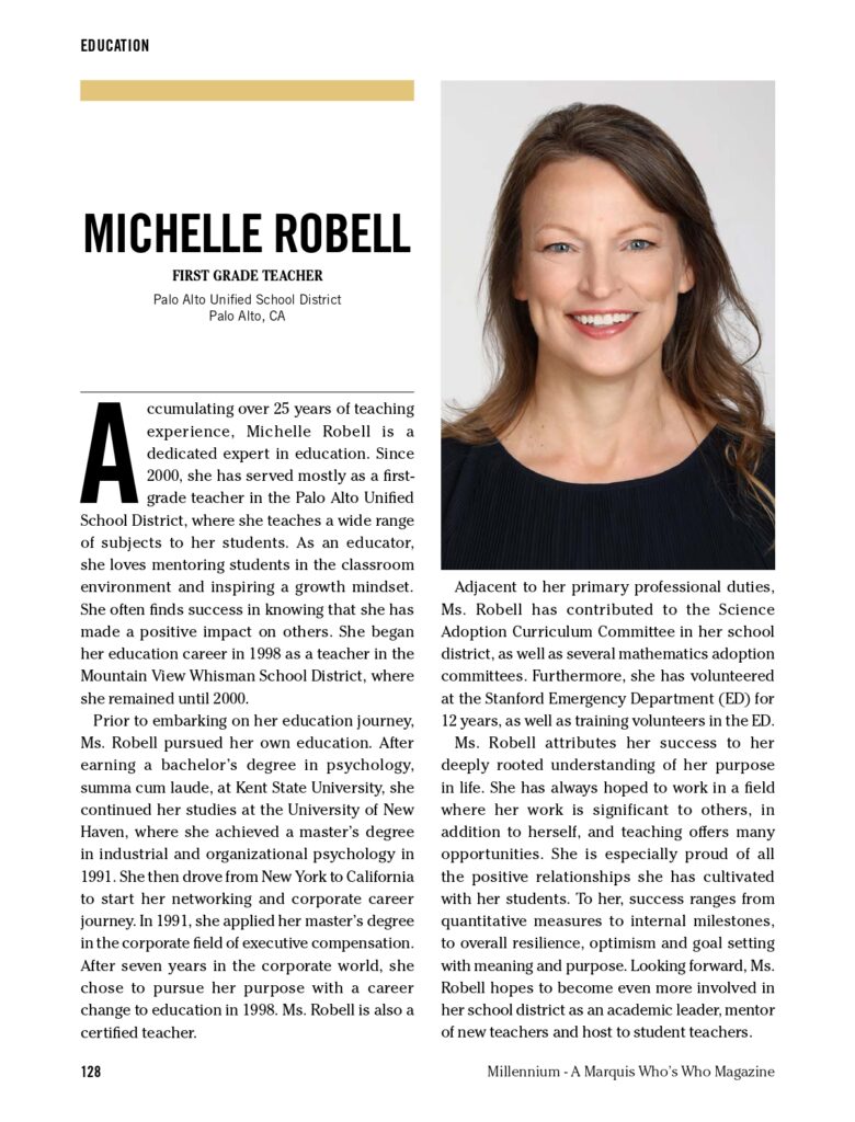 Michelle Robell MM 14th Ed Feature