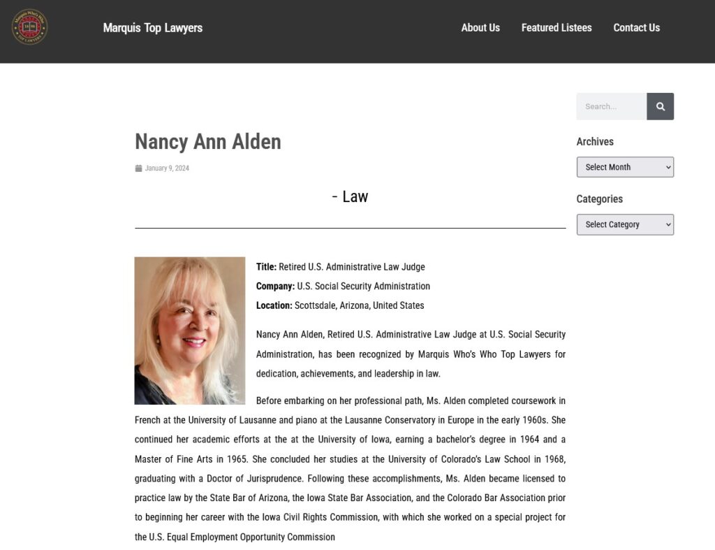 Nancy Alden TP Screenshot