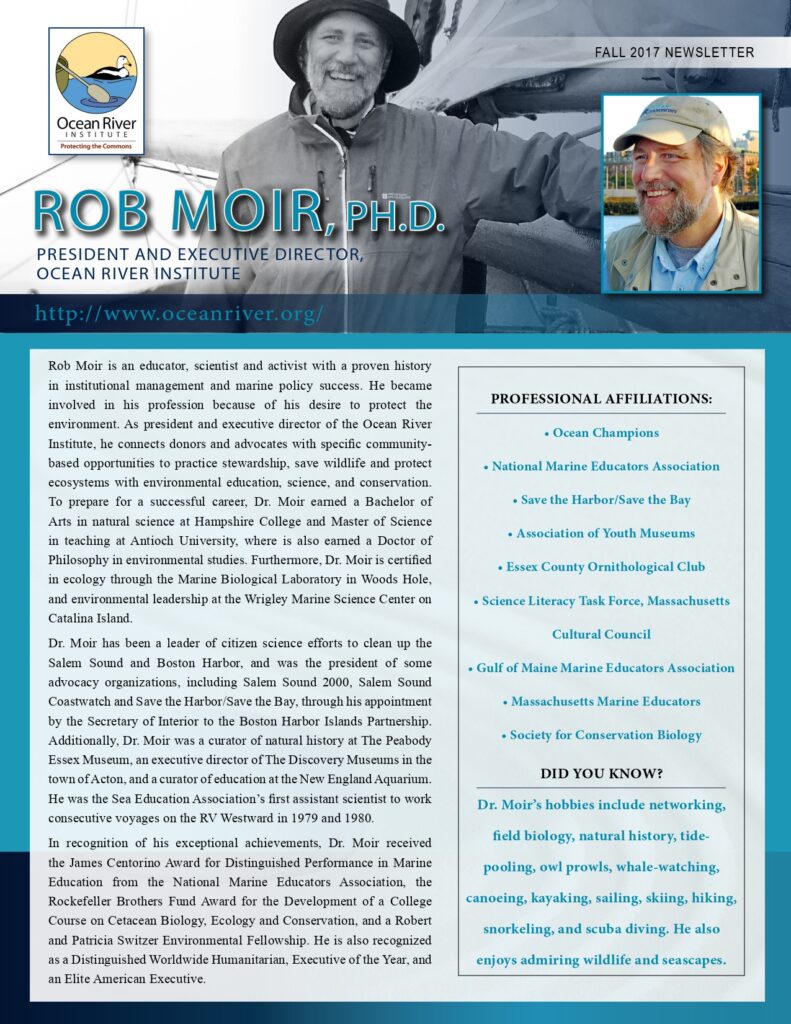 Rob Moir Newsletter