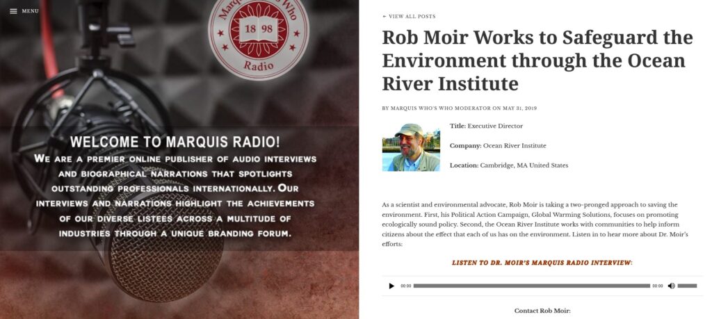 Rob Moir Marquis Radio