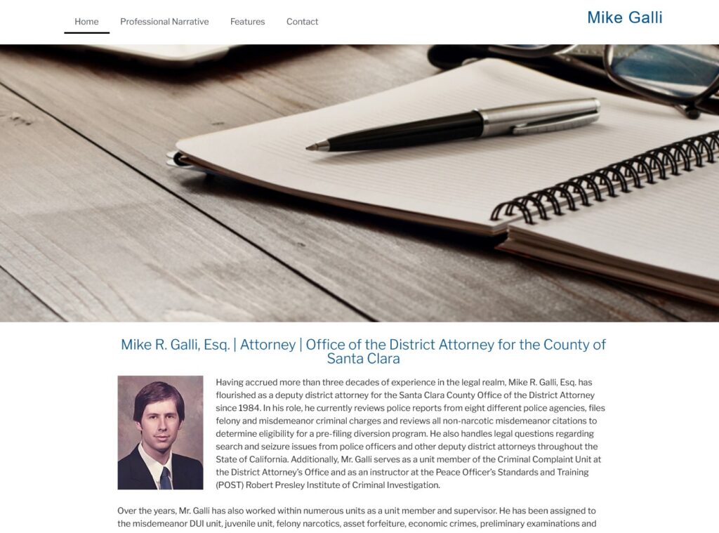 Mike Galli Website