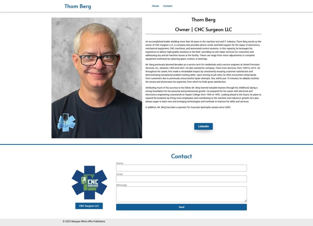 Thom Berg Website