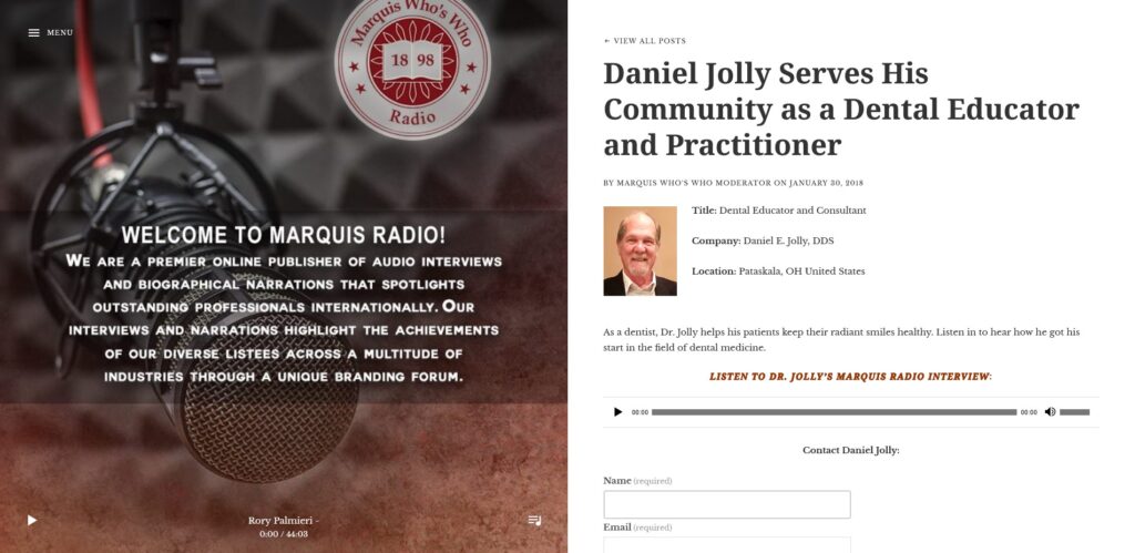 Daniel Jolly Radio