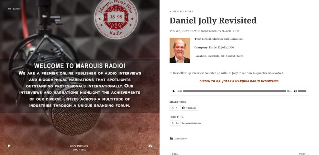 Daniel Jolly Radio