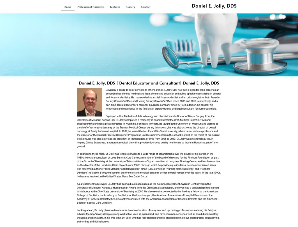 Daniel Jolly Website