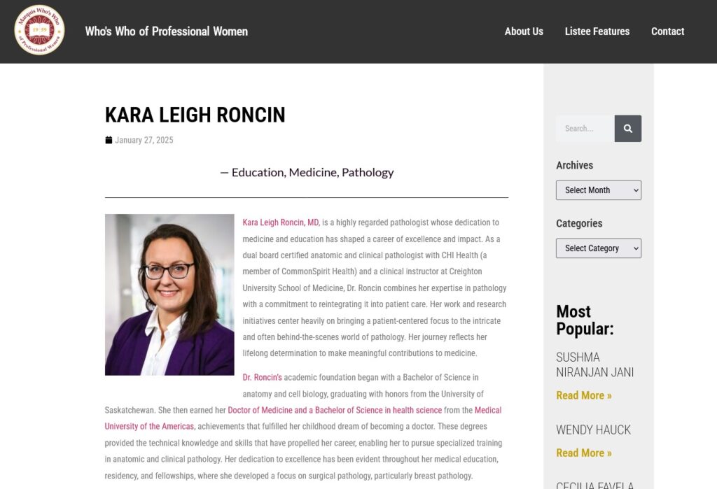 Kara Roncin Professional Women